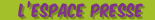 lien vers la rubrique Espace presse